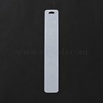 Transparent Blank Acrylic Bookmarks, Clear, Rectangle, 151x25x1mm, Hole: 10.5x4mm(DIY-WH20007-63A)