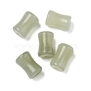 Natural Nephrite Jade/Hetian Jade Beads, Bamboo, 11x7mm, Hole: 1.2mm(G-H036-04)