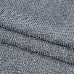Corduroy Kintted Rib Fabric, for Clothing Accessories, Dark Gray, 156x0.05cm(DIY-WH0002-68C)