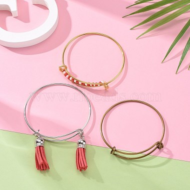 10Pcs 5 Color Adjustable Brass Expandable Bangle Making(BJEW-LS0001-02)-6