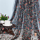 Blumenmuster Polyester Spitzenstoff(DIY-WH0888-492D)-4