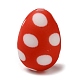 Easter Polka Dot Egg Silicone Focal Beads(SIL-A006-18B)-1