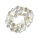 Chapelets de perles en verre galvanoplastique(EGLA-L032-FR04)-3