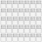 100Pcs Empty Glass Bead Storage Tubes, with Platinum Plated Screw Aluminum Cap and Silicone Stopper, Column, Clear, 3x2.2cm, Capacity: 5ml(0.17fl. oz)(AJEW-BC0009-83A)
