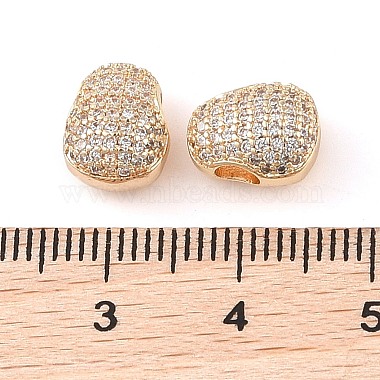 Brass Micro Pave Clear Cubic Zirconia Pendants(KK-Q816-08G)-3