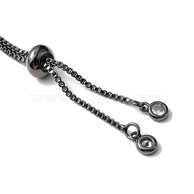 4Pcs 4 Colors Brass Box Chain Bracelet Making(KK-YW0001-45)-2