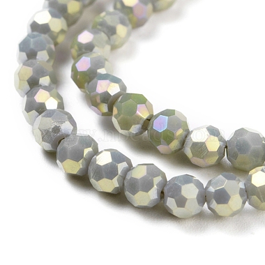 Round Full Rainbow Plated Faceted(32 Facets) Electroplate Glass Beads Strands(X-EGLA-J130-FR16)-2