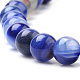 Natural Striped Agate/Banded Agate Beads Strands(G-S259-04B-6mm)-3