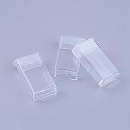 Defective Closeout Sale Plastic Bead Storage Containers, Rectangle, Clear, 50.5mm(CON-XCP0004-14)