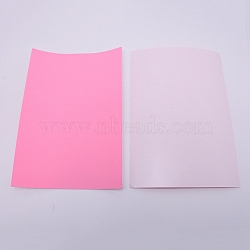 Sponge EVA Sheet Foam Paper Sets, With Adhesive Back, Antiskid, Rectangle, Pink, 30x21x0.1cm(AJEW-WH0017-48D)