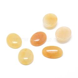 Natural Topaz Jade Gemstone Cabochons, Oval, 18x13x6mm(G-T020-13x18mm-19)