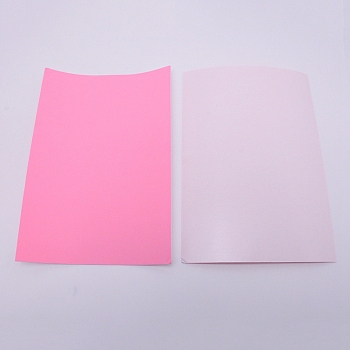 Sponge EVA Sheet Foam Paper Sets, With Adhesive Back, Antiskid, Rectangle, Pink, 30x21x0.1cm