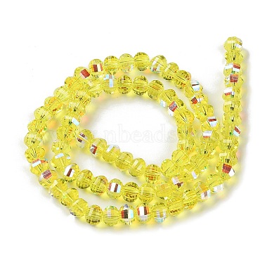 Transparent Electroplate Glass Beads Strands(GLAA-Q099-C01-05-1)-2
