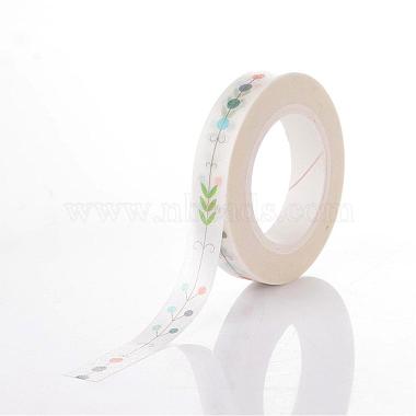 Leaf & Flat Round DIY Scrapbook Decorative Paper Tapes(DIY-K001-B-07)-2