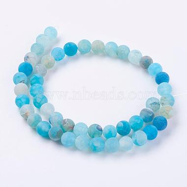Natural Weathered Agate Beads Strands(G-G589-8mm-14)-2