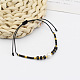  Colorful Beaded Bracelet Sweet and Cute Girl Style Adjustable Imitation Pearl Bracelet Versatile Bracelet(AR4716-5)-1