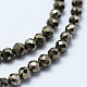Natural Pyrite Beads Strands(G-L031-4mm-03)-3