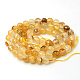 Natural Yellow Hematoid Quartz Beads Strands(G-I003-8mm-04)-2