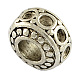 Tibetan Style Alloy European Beads Rhinestone Settings(TIBEP-7690-AS-RS)-2