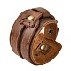 Leather Wrap Snap Bracelets(BJEW-FF0007-027B)-3