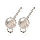 Accesorios para aretes de acero inoxidable que no se deslustran 304(STAS-O004-10C-P)-1