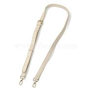 PU Leather Bag Strap, with Alloy Swivel Clasps, Bag Replacement Accessories, Navajo White, 133x1.85x0.25cm(FIND-G010-D08)