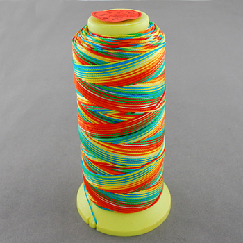 Nylon Sewing Thread, Colorful, 0.2mm, about 800m/roll
