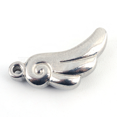 201 Stainless Steel Wing Charms(X-STAS-Q192-29)-2