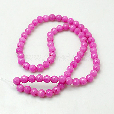 Natural Mashan Jade Round Beads Strands(G-D263-12mm-XS30)-2