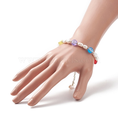 Ensemble de bracelets en perles naturelles et en argile polymère 3pcs 3 styles(BJEW-TA00236)-4