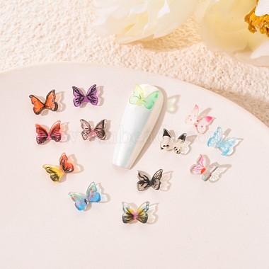Encantos de uñas de mariposa de resina 3d(MRMJ-Q072-25-M)-2