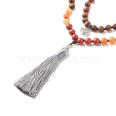 Buddhist Necklace(NJEW-JN03848)-4