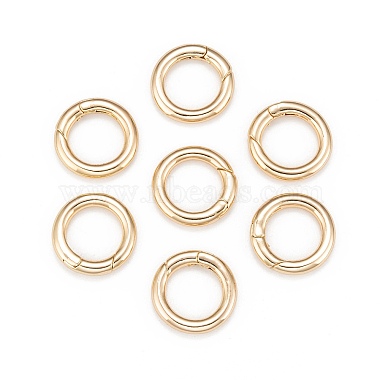 Real Gold Plated Ring Brass Clasps