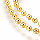 Stainless Steel Ball Chain Necklace Making(MAK-L019-01C-G)-2