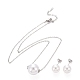 304 Stainless Steel  Jewelry Sets(SJEW-H302-21A)-2