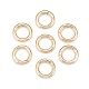 Brass Spring Gate Rings(X-KK-T014-90G)-1