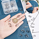 50Pcs 5 Style 201 & 304 Stainless Steel Clip-on Earring Converters Findings(STAS-UN0038-19)-2