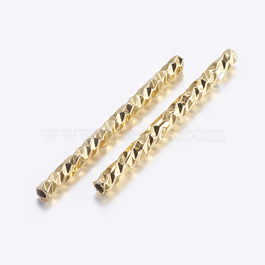 Golden Tube Brass Tube Beads