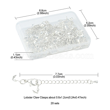 20 комплект латунных удлинителей цепи(FIND-FS0001-36)-5