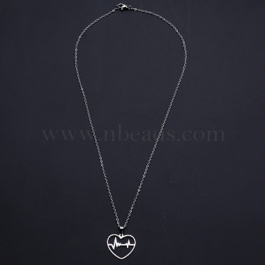 Non-Tarnish 201 Stainless Steel Pendants Necklaces(NJEW-S105-JN696-45-1)-2