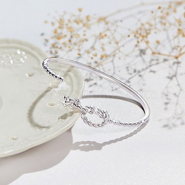 Shegrace замечательные браслеты-манжеты из стерлингового серебра 925 с родиевым покрытием(JB377A)-4