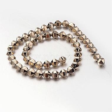 Electroplate Non-magnetic Synthetic Hematite Bead Strands(G-F300-29B-06)-2