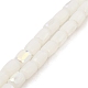 Frosted Imitation Jade Glass Beads Strands(GLAA-P058-07B-09)-1