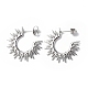 Non-Tarnish 304 Stainless Steel Sun Stud Earrings(STAS-B034-13P)-1