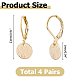 Brass LeverbacK Earrings(EJEW-HS00001)-2