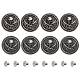 Gorgecraft 8 Sets 2 Style Alloy Coin Screwback Rivets(FIND-GF0004-31)-1