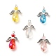 Electroplate Glass Pendants(PALLOY-JF00505)-1