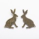 Metal Alloy Bunny Pendants(PALLOY-A10924-AB)-2
