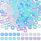 800Pcs 4 Colors Transparent & Luminous Plastic Beads(KY-SC0001-88)-1