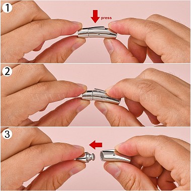 Fermoirs à baïonnette en acier inoxydable résistant au ternissement 304(X-STAS-I013-6mm)-5